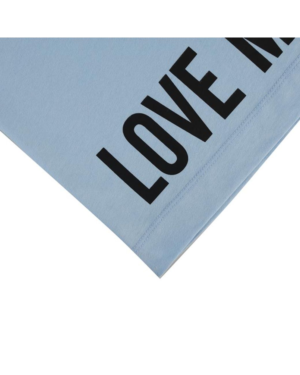 Moschino Blue Heart-Shaped Logo T-Shirt