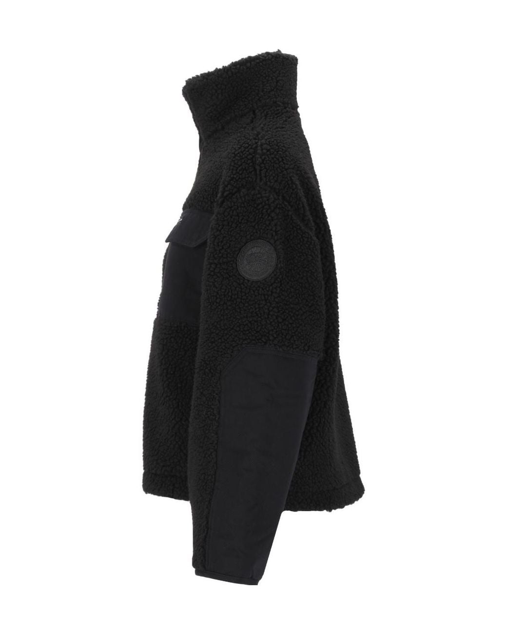 Canada Goose Black Soren Zip-Up Fleece Jacket