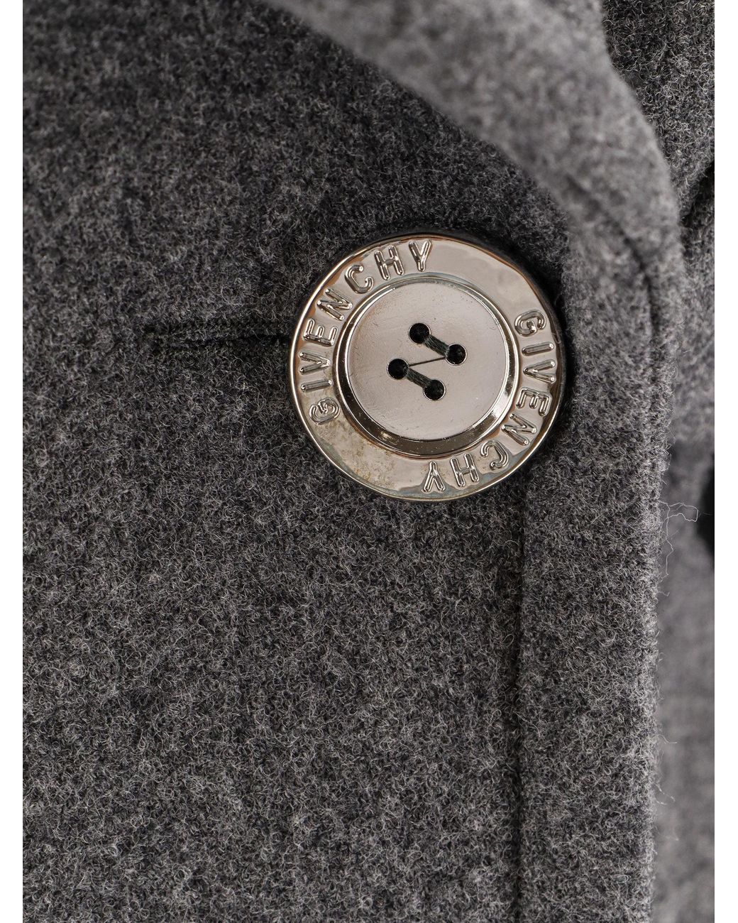 Givenchy Gray Double-Breasted Jacket