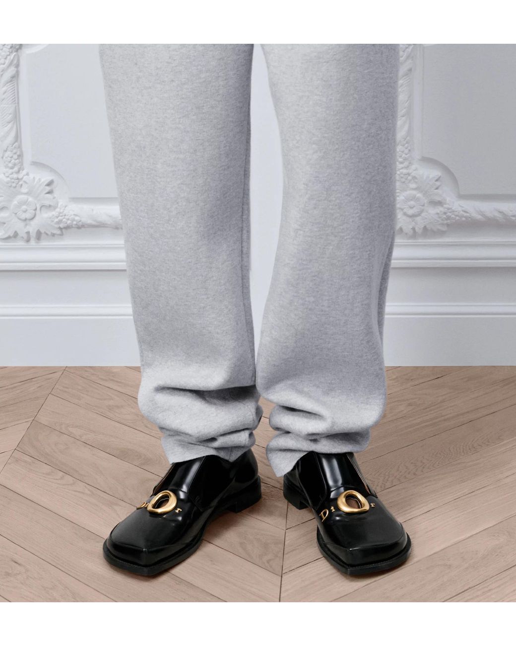 Dior Gray Oblique Track Pants for men