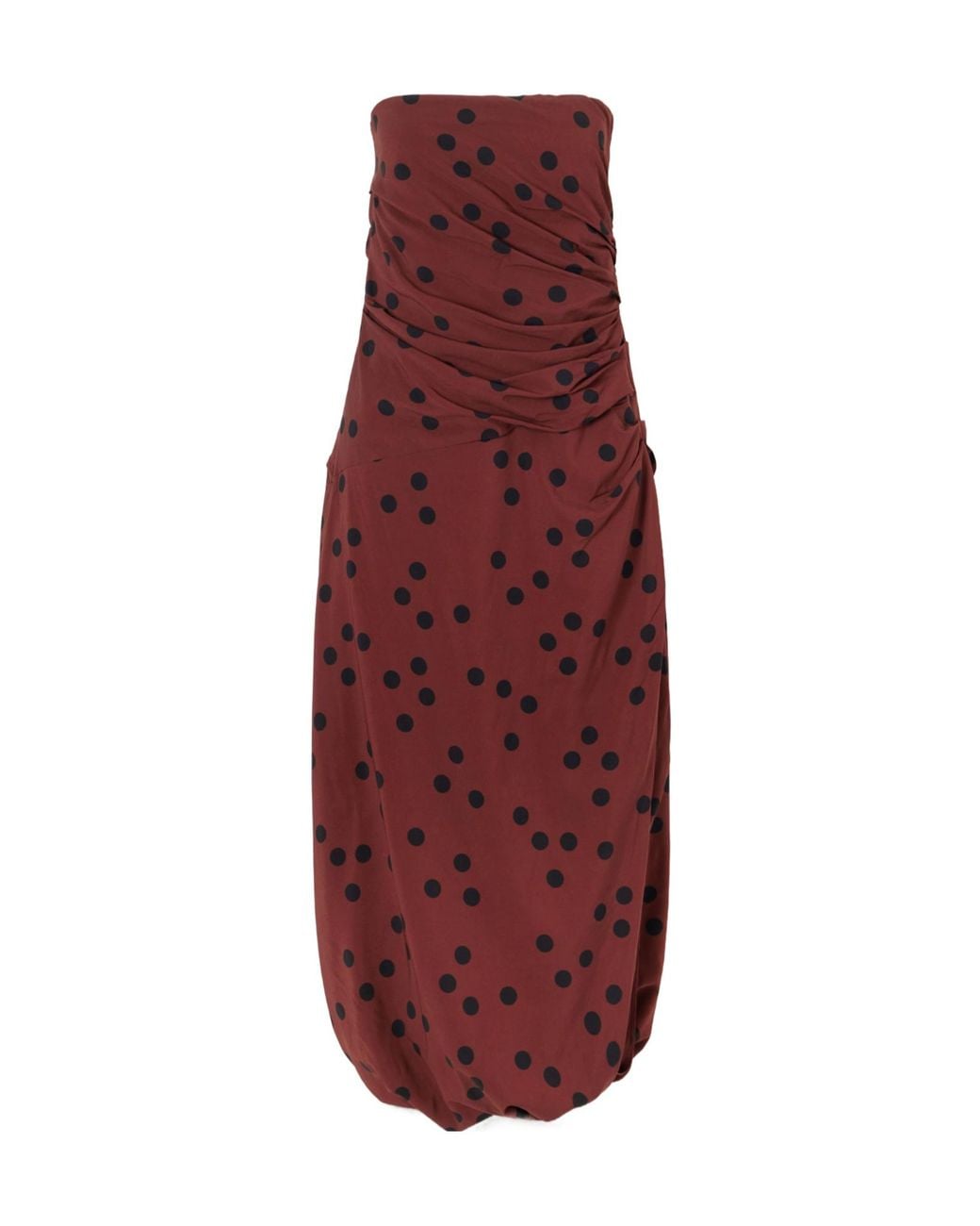 Proenza Schouler Red Colorful Printed Dress