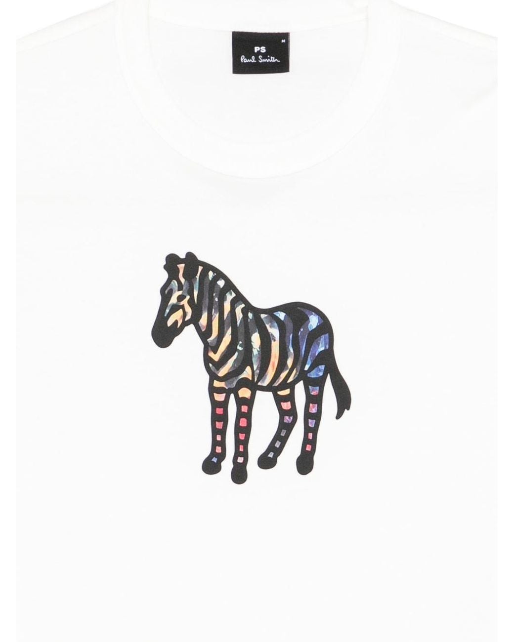 Paul Smith White Ps Paul Smith Print T-Shirt for men