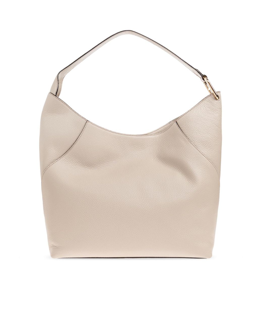 Furla White Lara Large Shoulder Bag