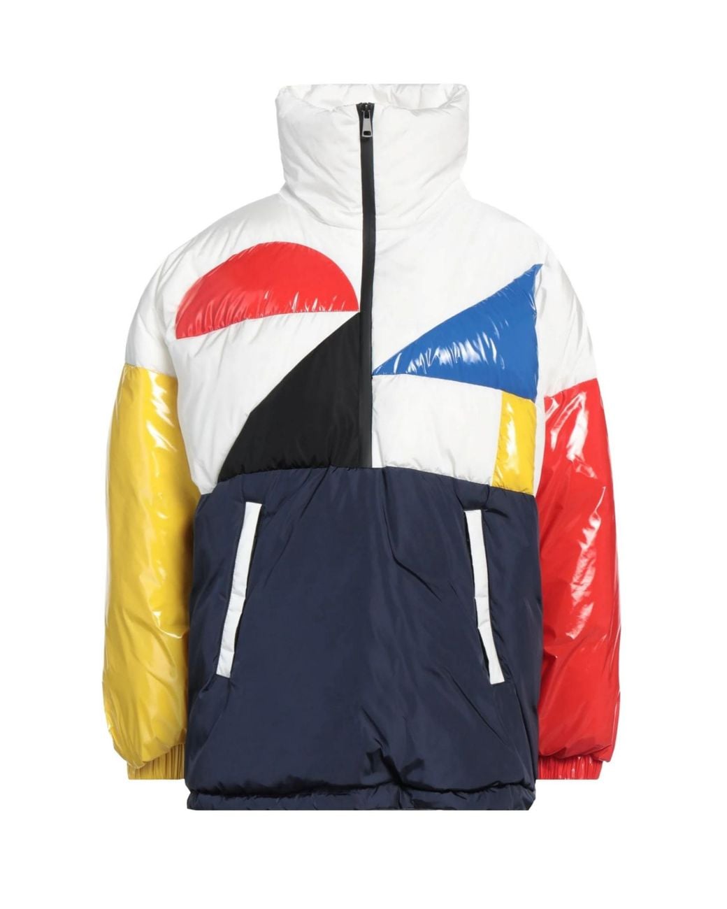 Weekend by Maxmara Blue Multicolored Down Jacket