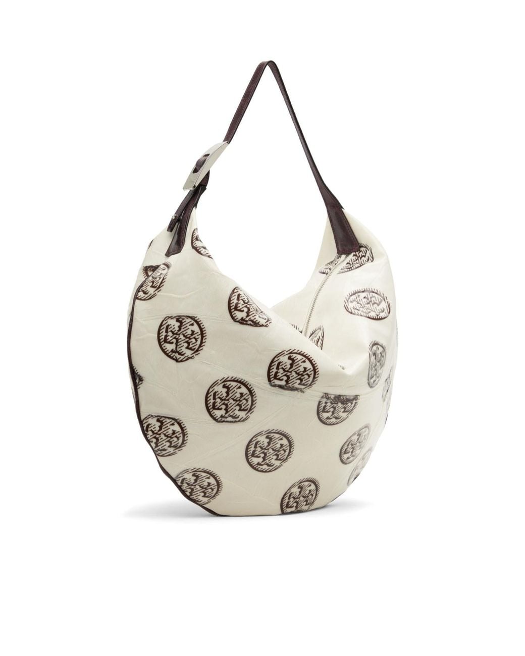 Tory Burch Metallic T Monogram Balloon Shoulder Bag
