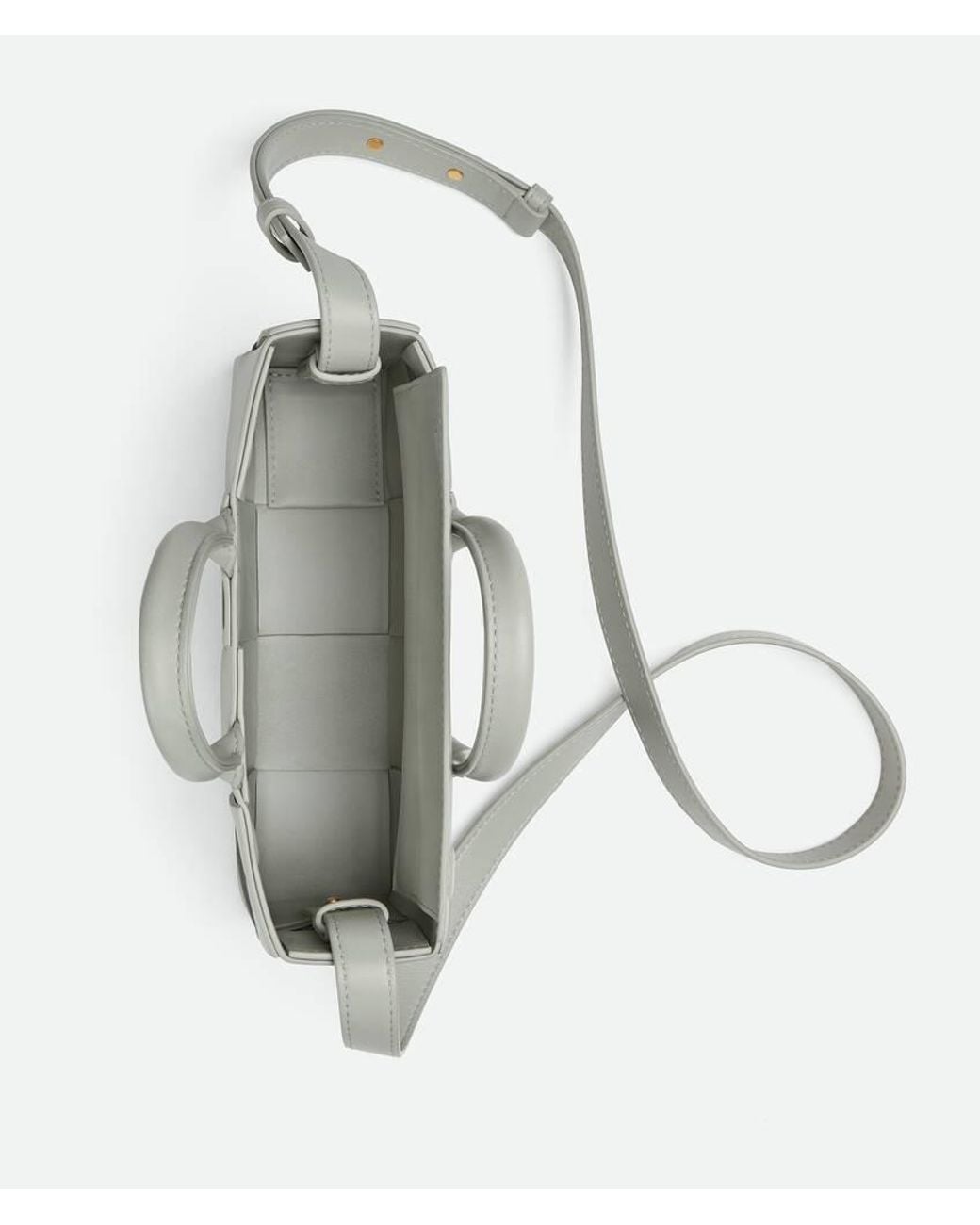 Bottega Veneta Gray Mini East-West Arco Tote Bag
