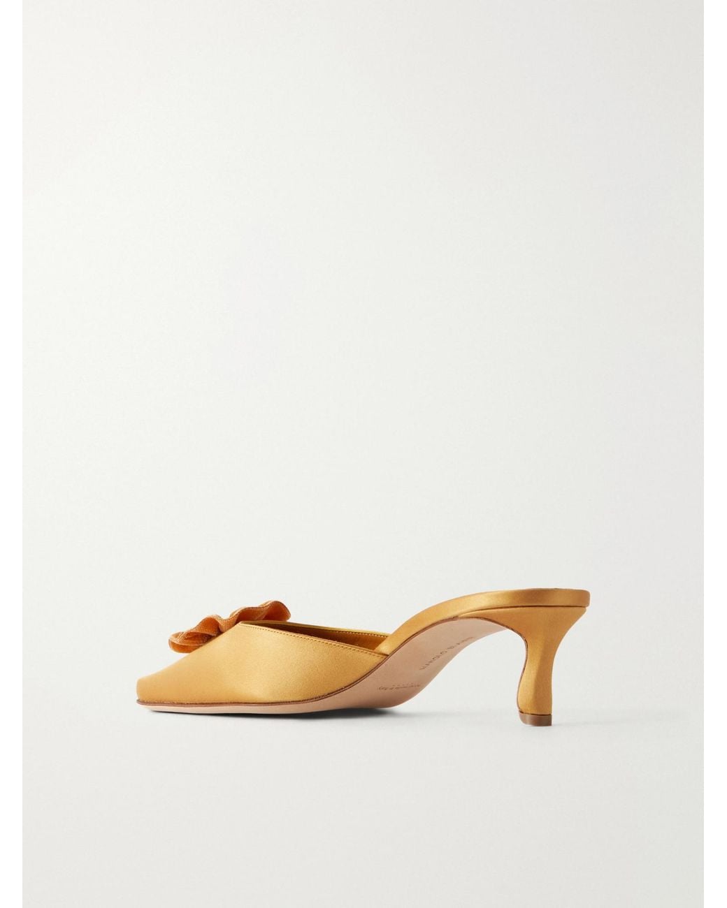 Manolo Blahnik Natural Casual Mules