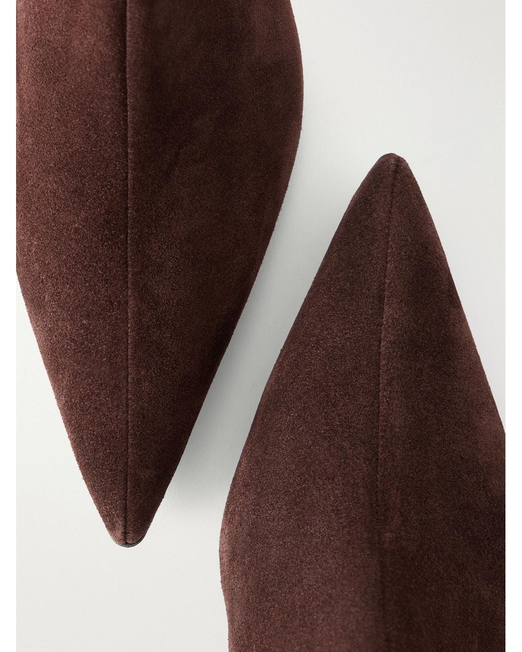 Staud Brown Suede Ankle Boots