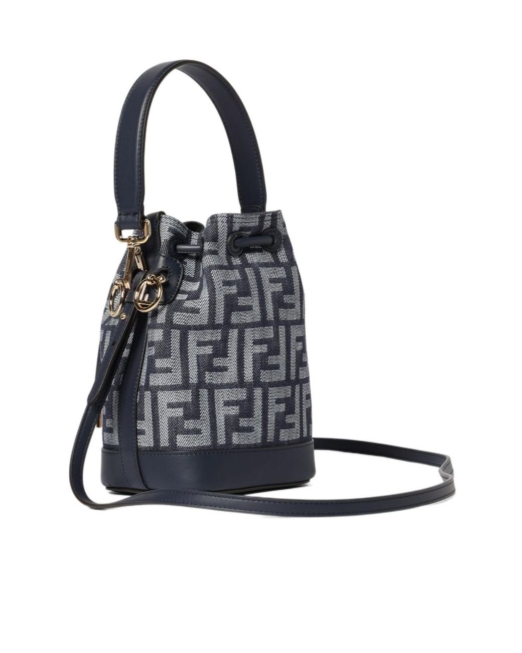 Fendi Black Mon Tresor Mini Bucket Bag