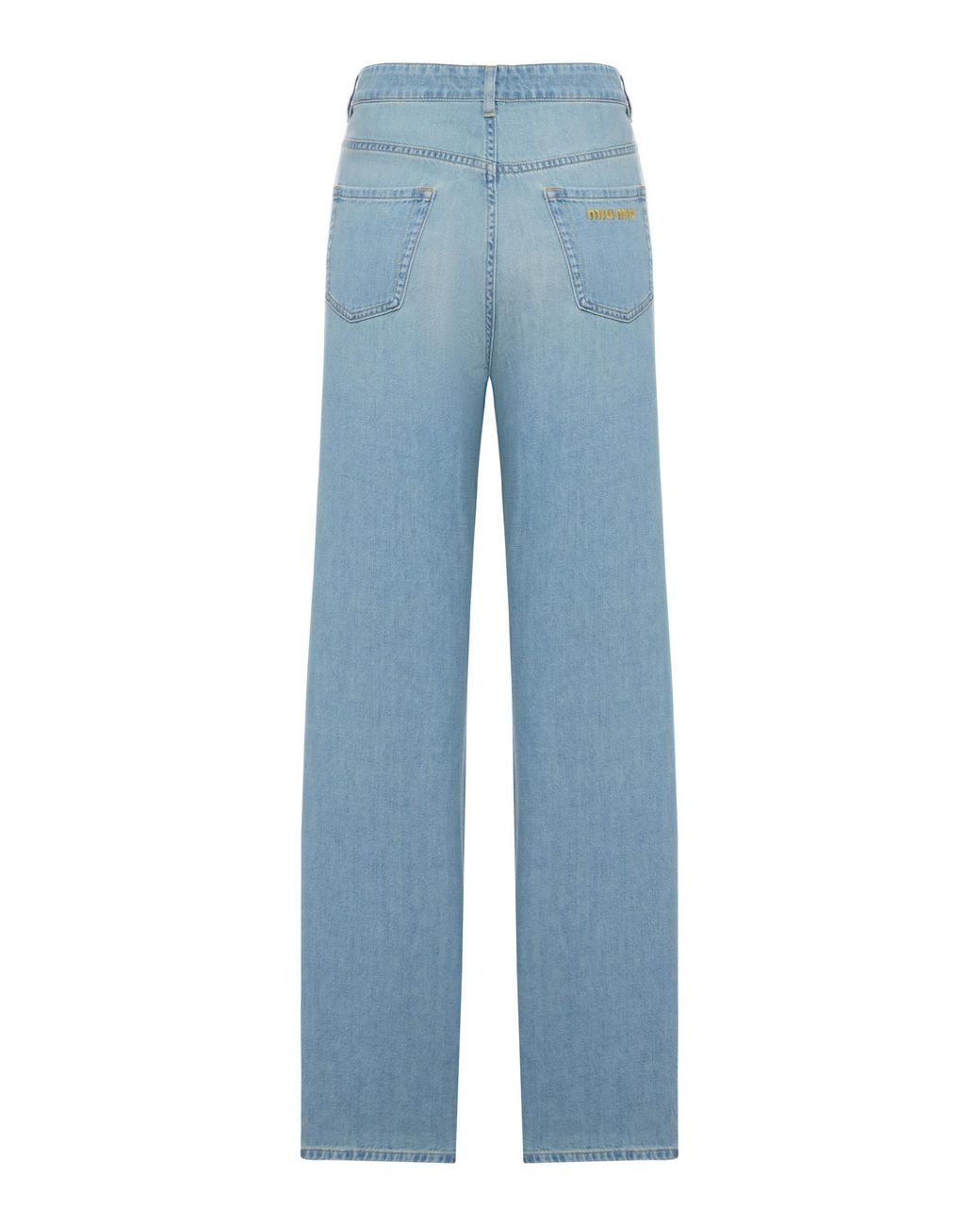 Miu Miu Blue Straight Leg Jeans