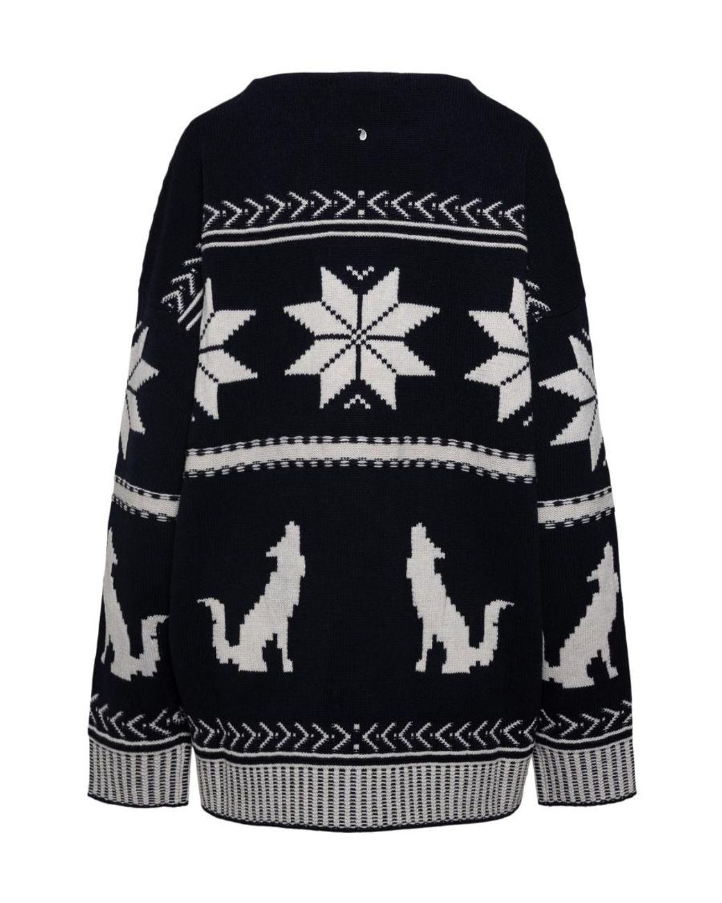 Etro Black Patterned-Jacquard Knitted Jumper for men