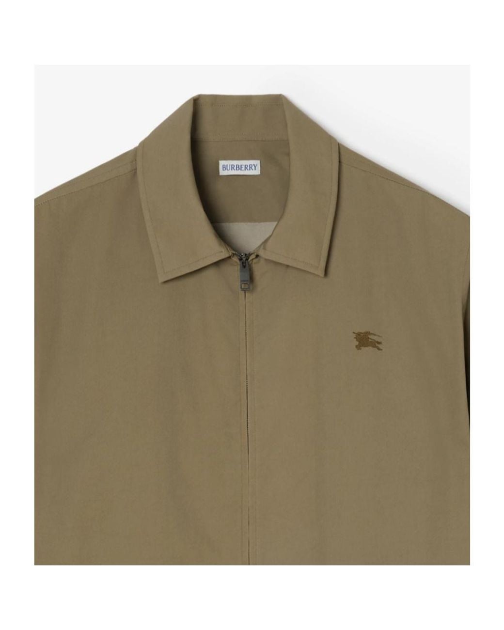 Burberry Green Ollie Logo Zip Jacket for men
