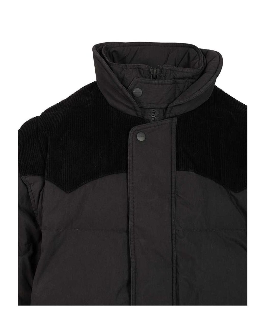 Isabel Marant Black Dawson Short Puffer Jacket for men