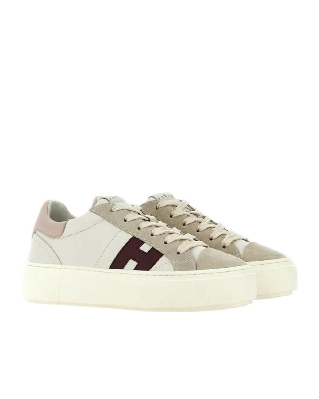 Hogan Natural Crosswind Platform Low-Top Sneakers