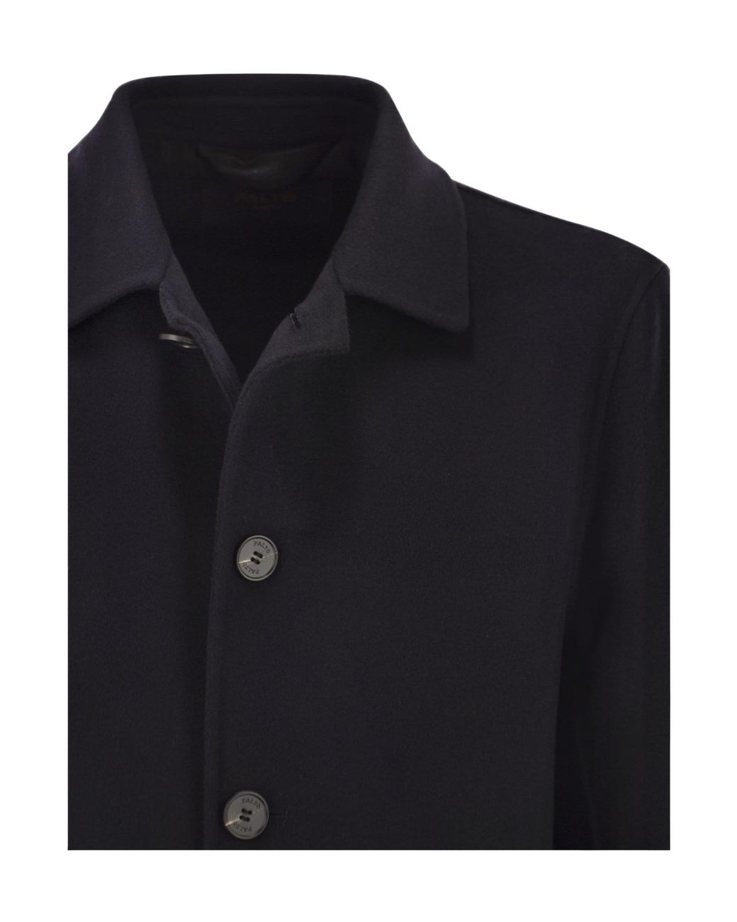 Paltò Blue Paltò Alfredo Single Breasted Coat for men
