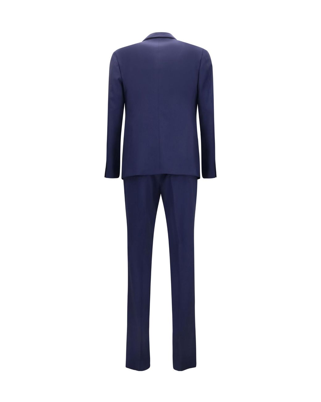 Lardini Blue Double-Breasted Three-Piece Suit for men