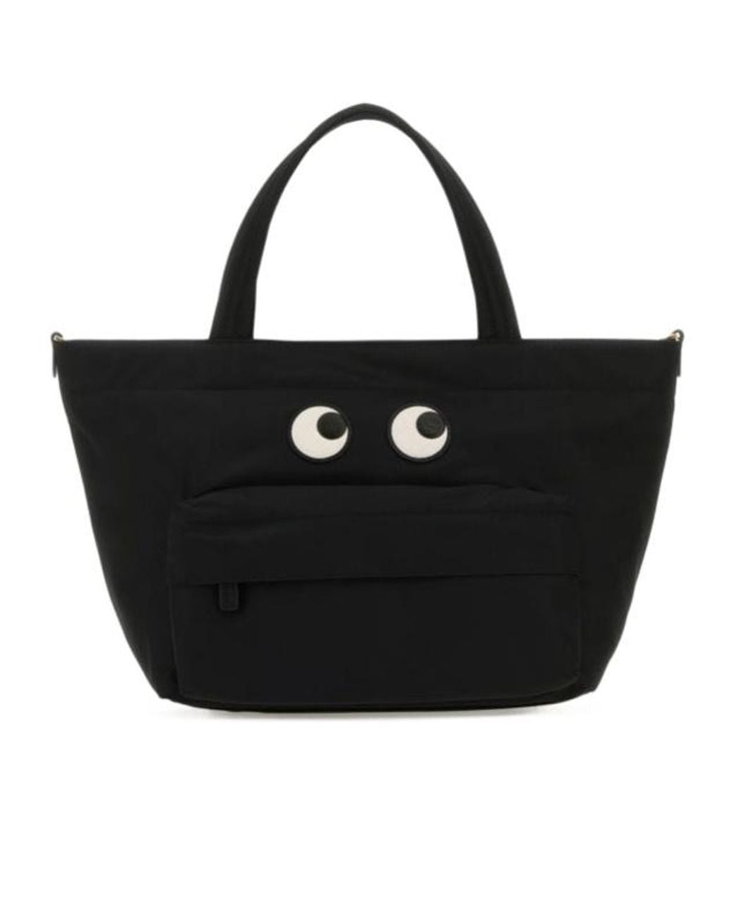 Anya Hindmarch Black Mini Eyes Tote Bag