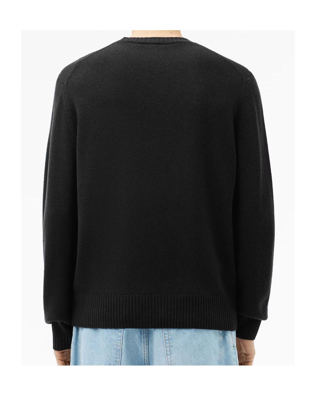 Lacoste Blue Crew Neck Sweater for men