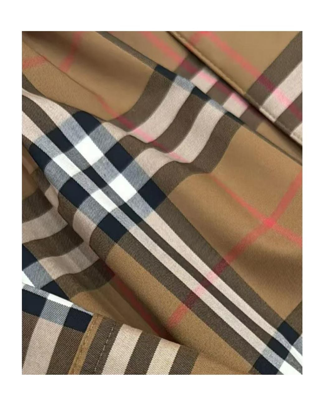 Burberry Multicolor Check Stretch Cotton Shirt Dress