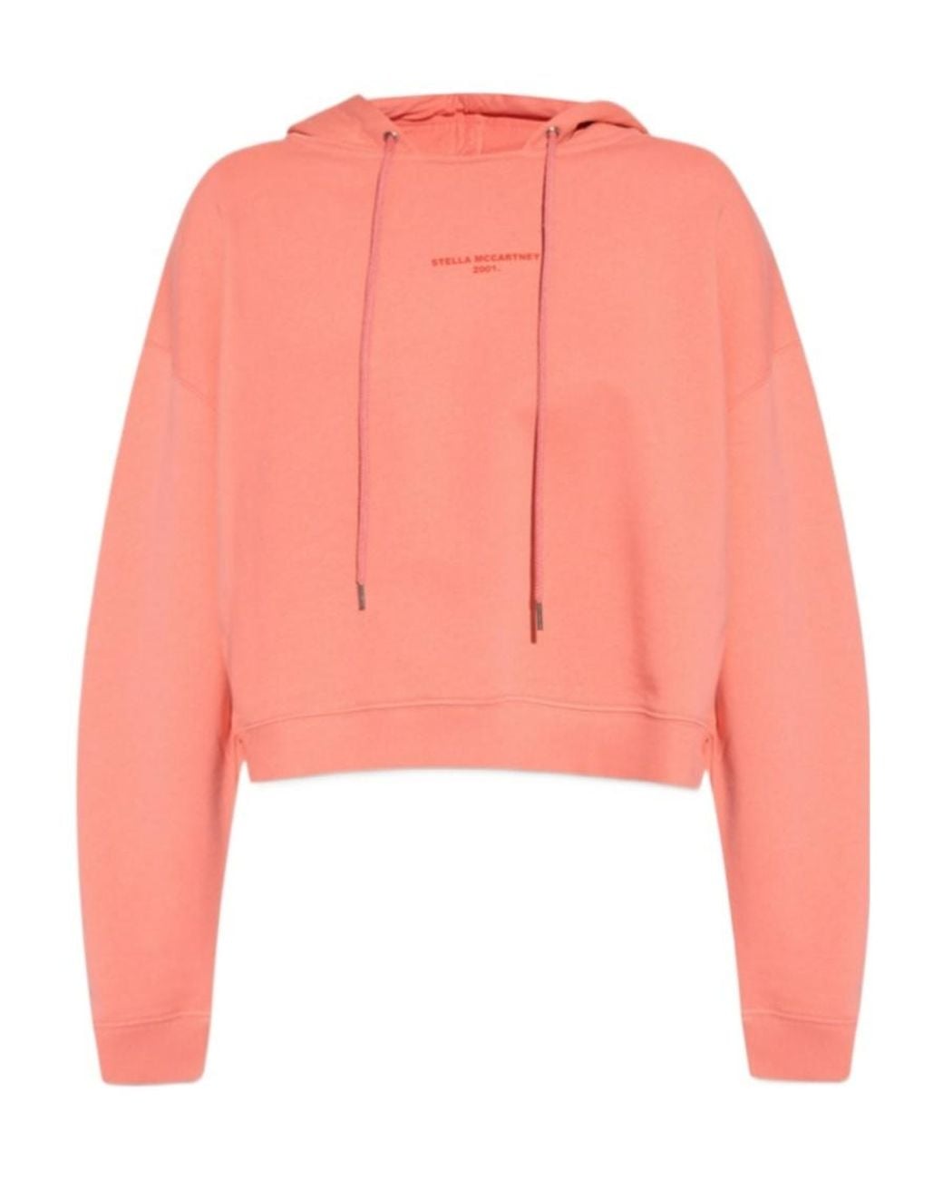 Stella McCartney Pink Drawstring Hooded Sweater