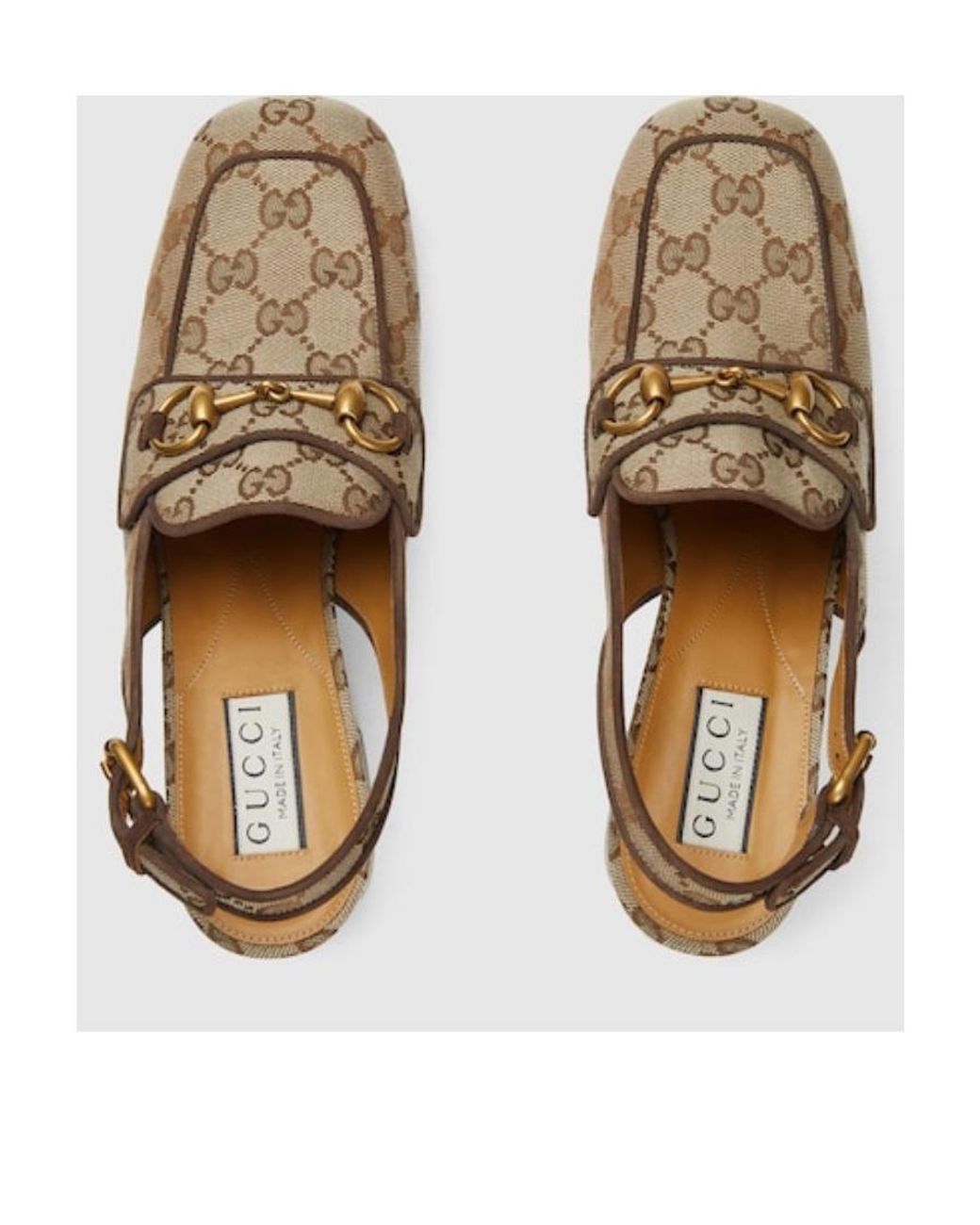 Gucci Brown Horsebit Mules