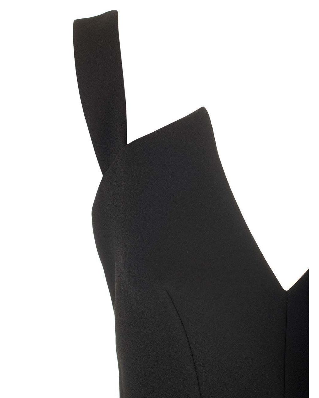 Givenchy Black V-Neck Mini Dress