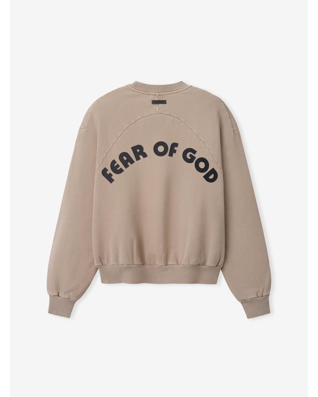 Fear Of God Natural Logo-Print Cotton Sweater for men