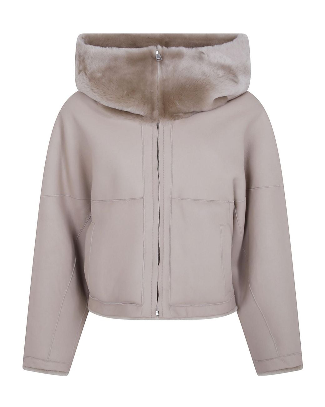 Blancha Brown Long-Sleeved Casual Jacket