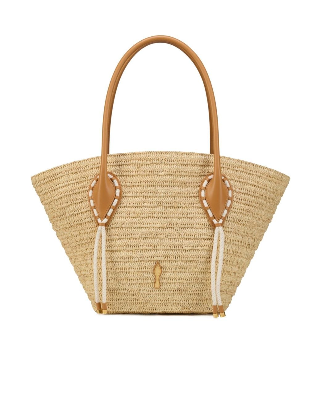 Christian Louboutin Natural Logo Trim Tote Bag