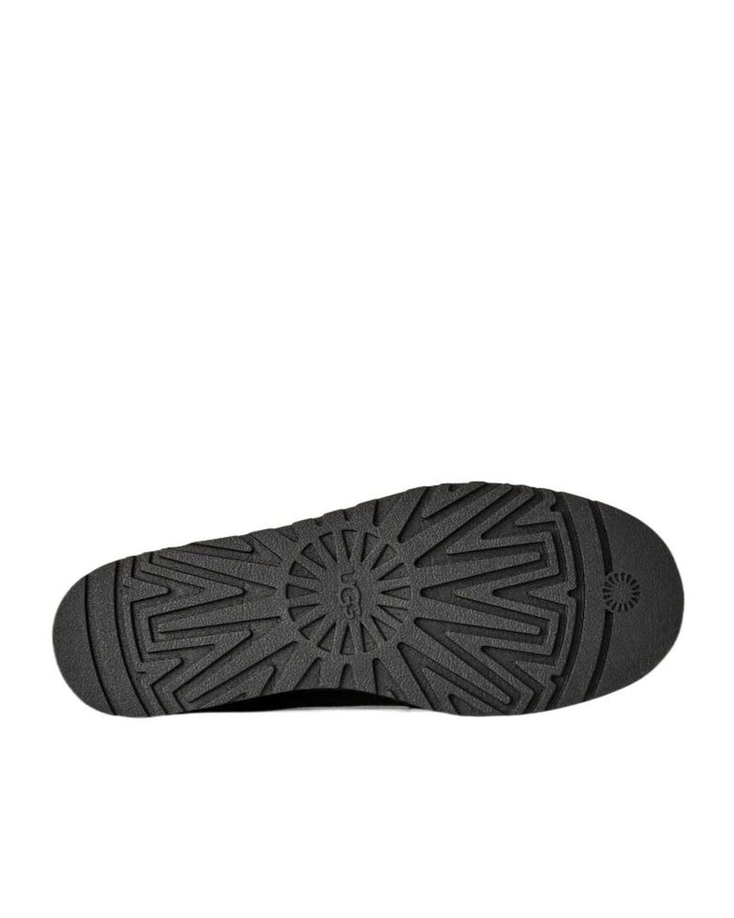 Ugg Black Zora Shearling-Trim Bow Loafers