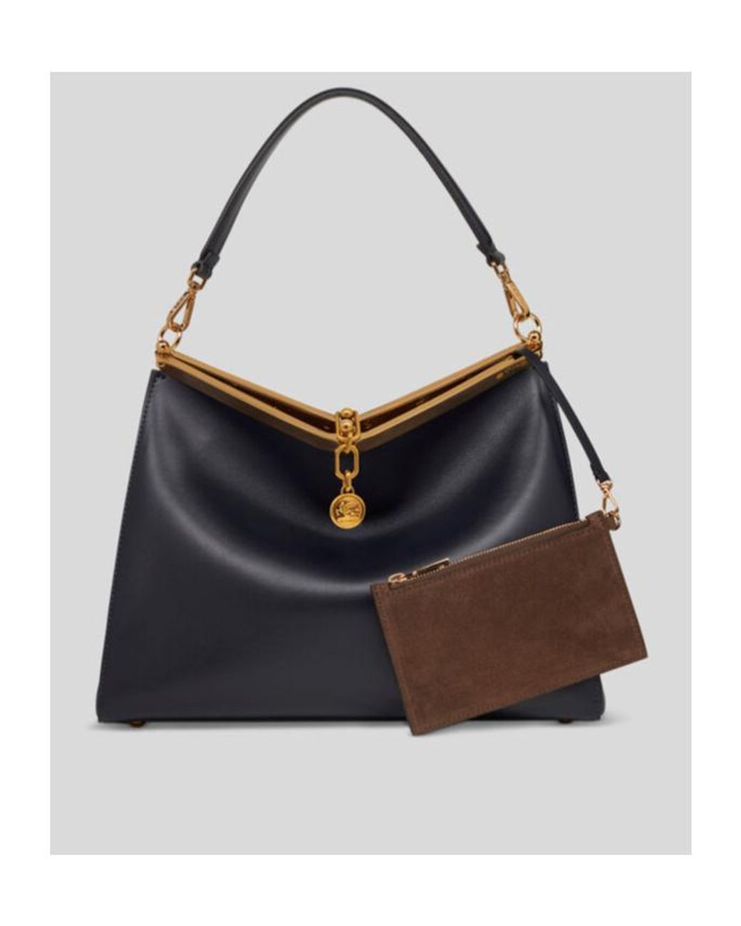Etro Black Large Vela Bag