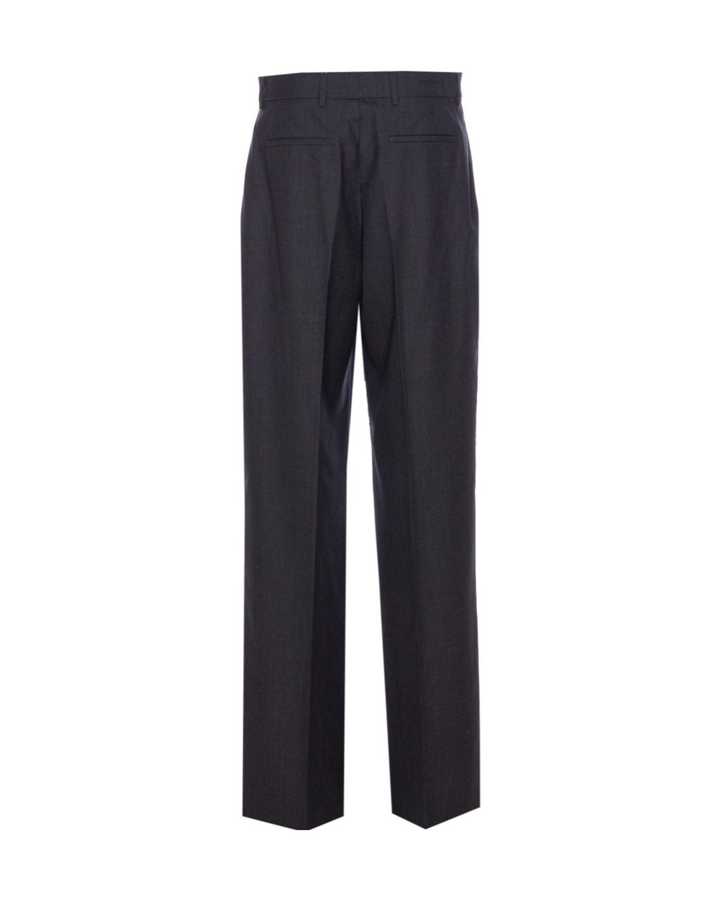 Gucci Blue Wide Leg Tailored Trousers