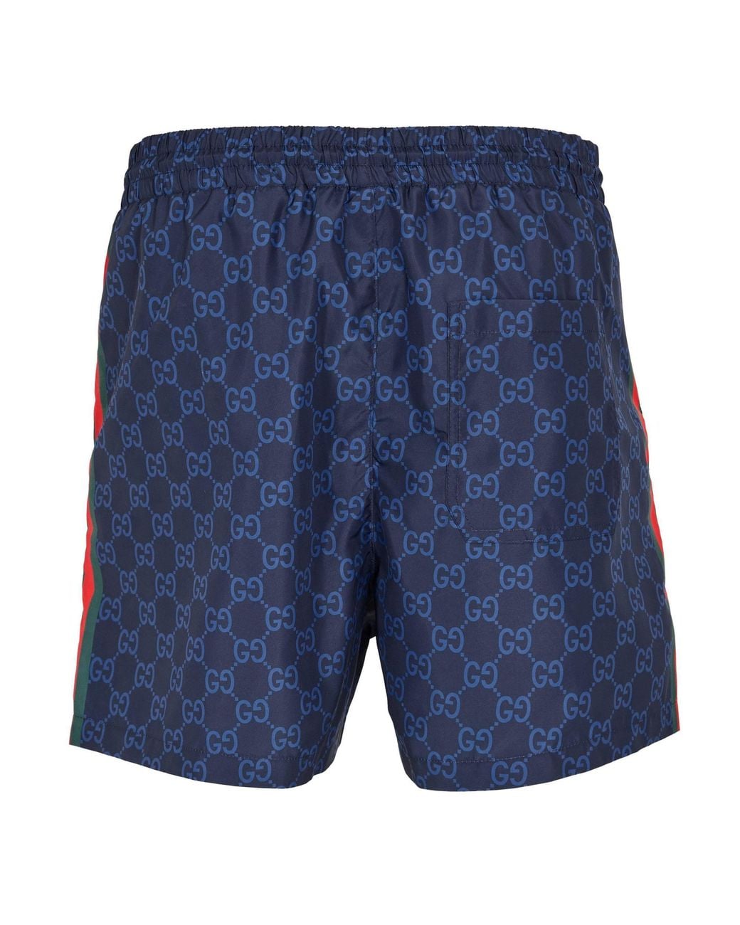 Gucci Blue Simple Swimming Trunks for men