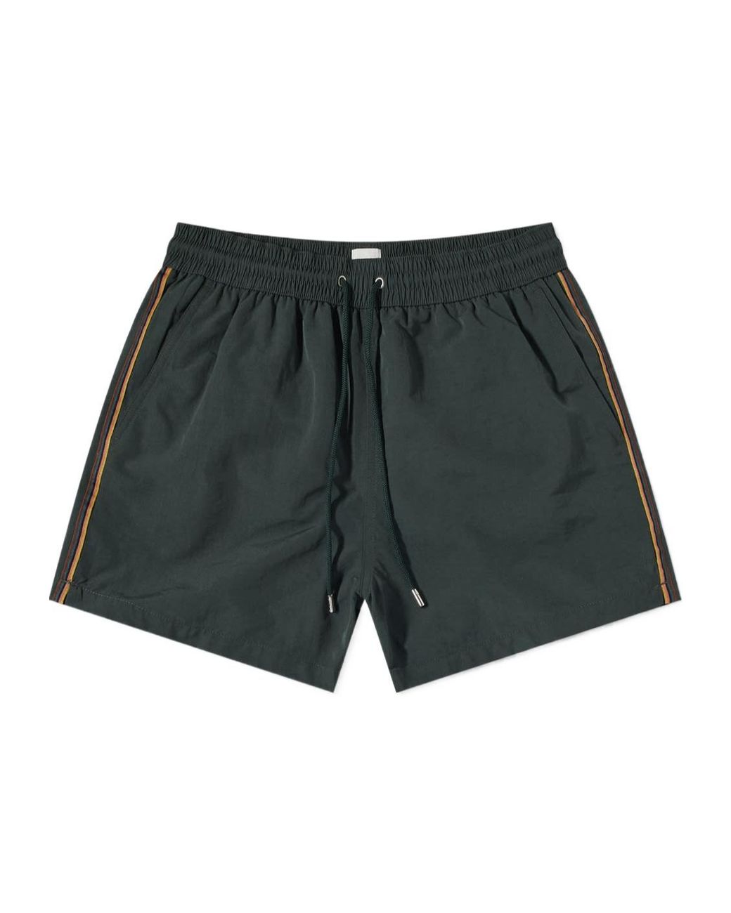 Paul Smith Gray Side Stripe Swim Shorts for men