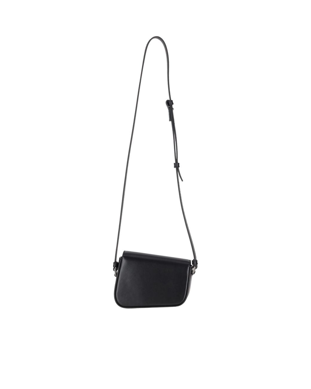 Palm Angels White Logo Printed Crossbody Bag