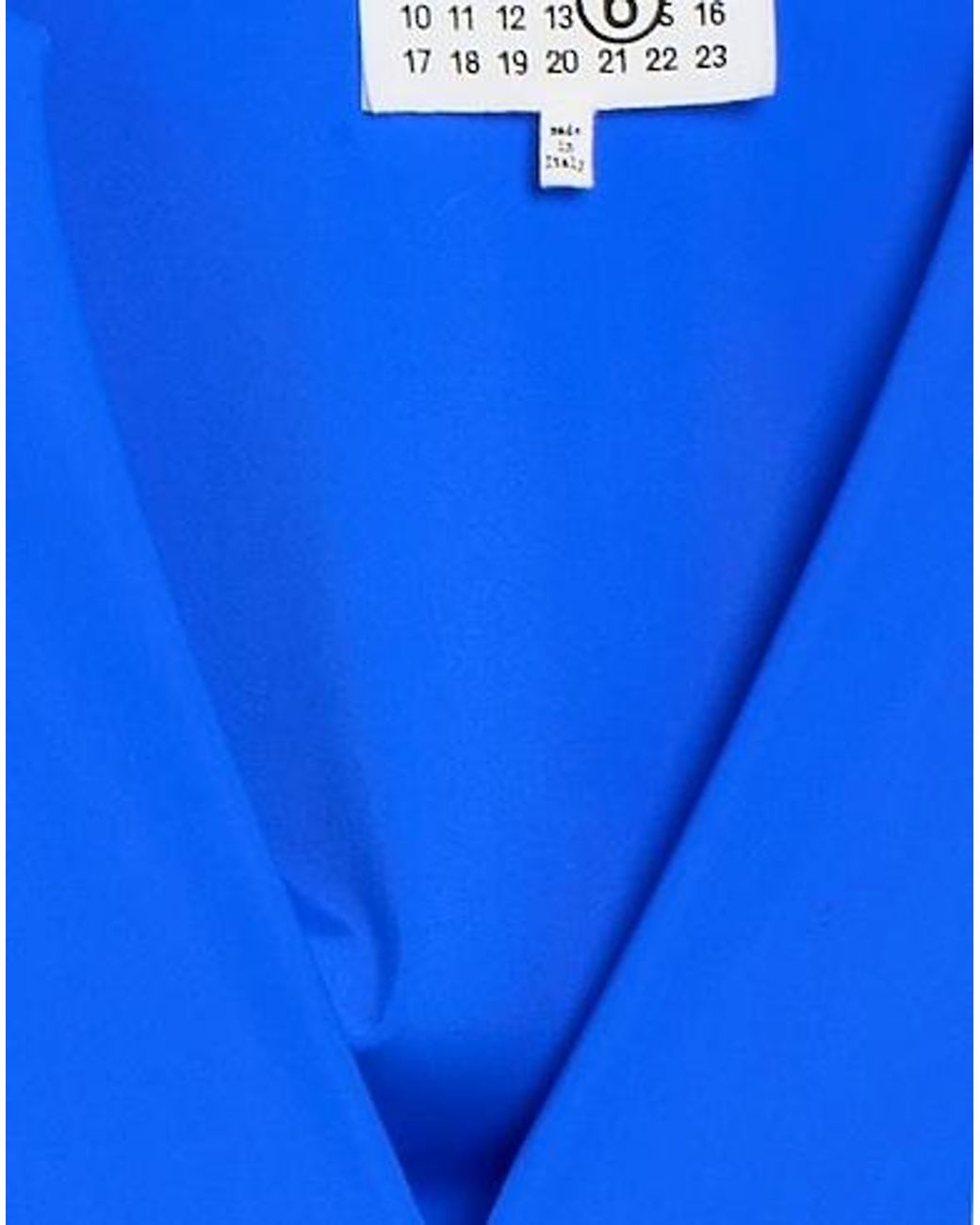 Maison Margiela Blue Sleeveless Stretch Top