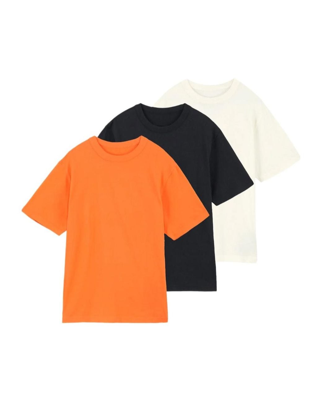 Heron Preston Orange 3-Pack T-Shirts for men