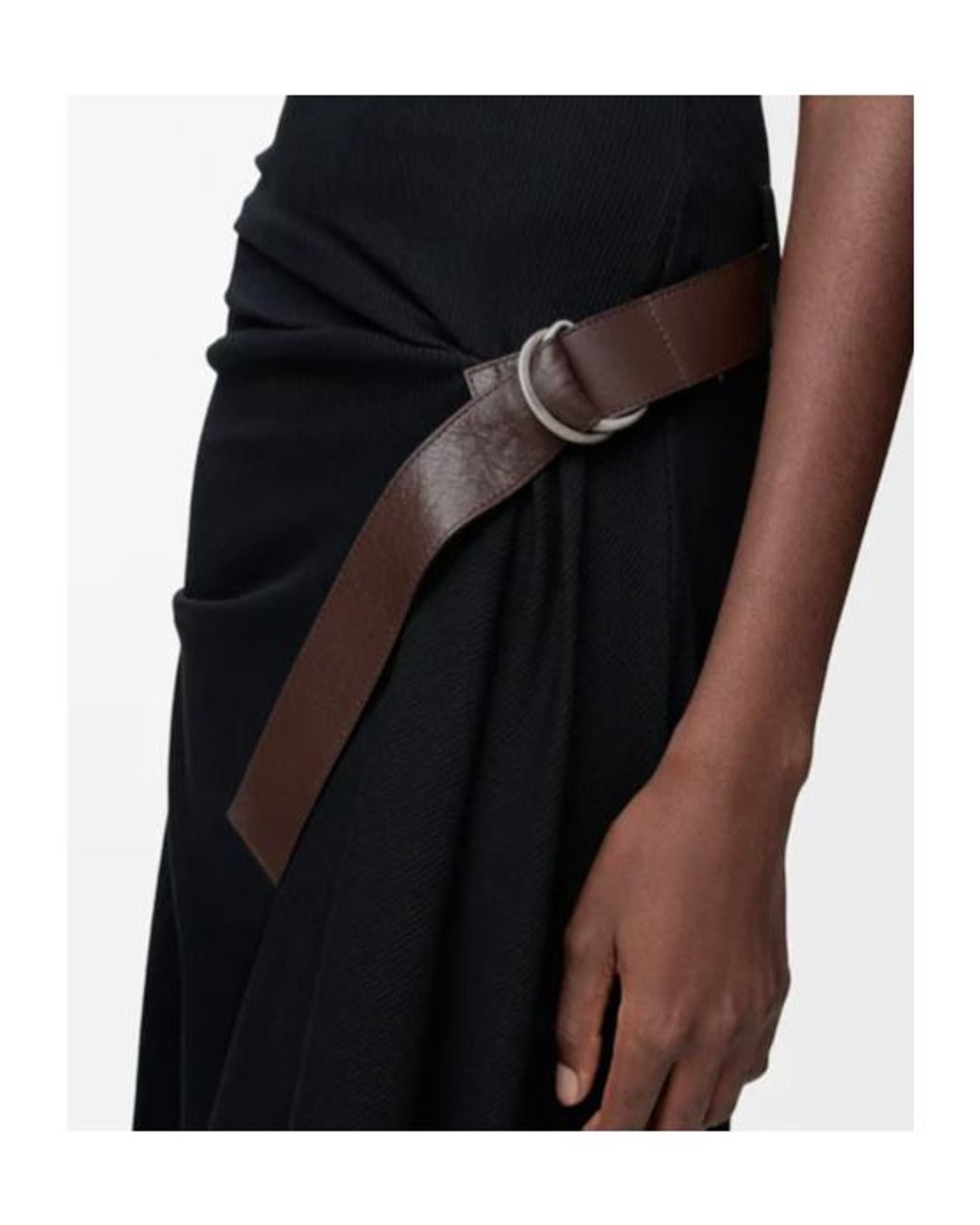 Loewe Black Asymmetric Tank Dress