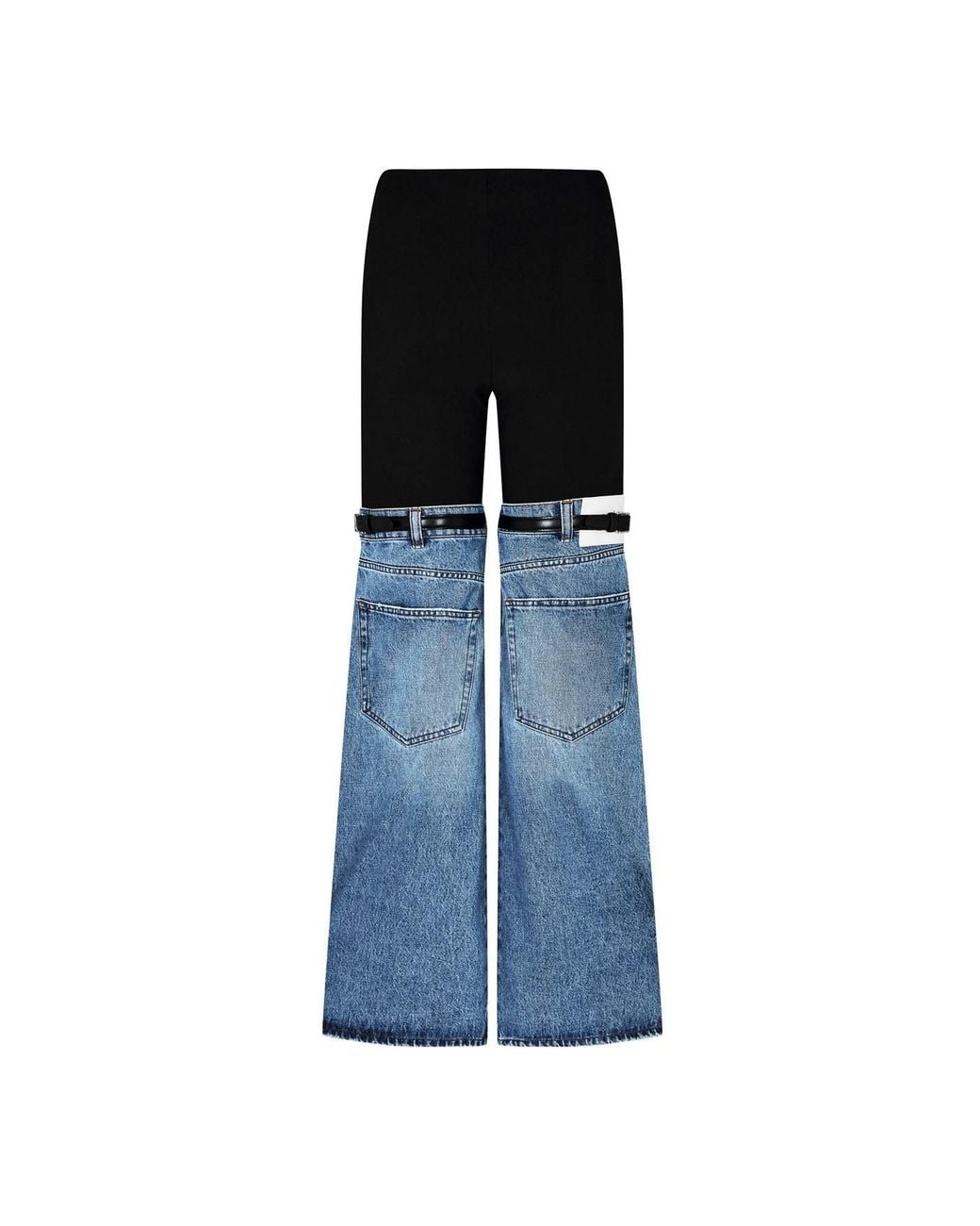 Coperni Blue Elastic Waist Flared Trousers
