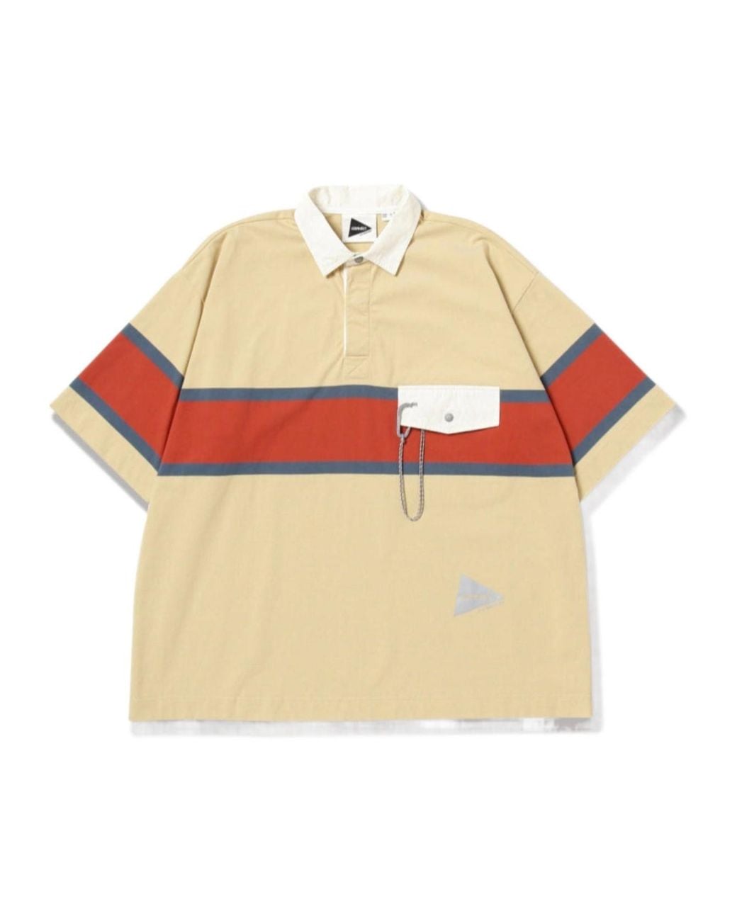 And Wander Multicolor X Gramicci Tech Rugby Polo Shirt for men
