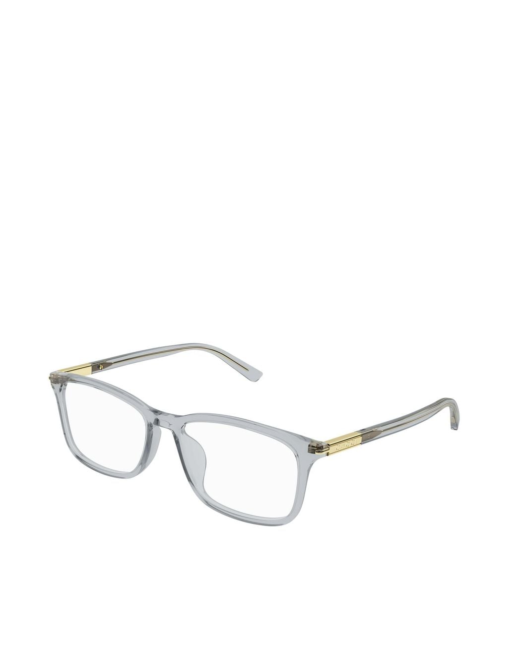 Gucci White Eyewear Square Frame Glasses for men