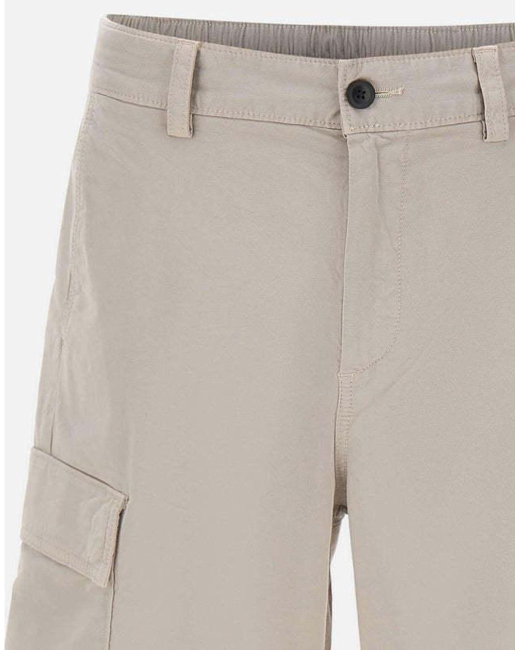 Boss Gray Sisla Cargo Shorts for men