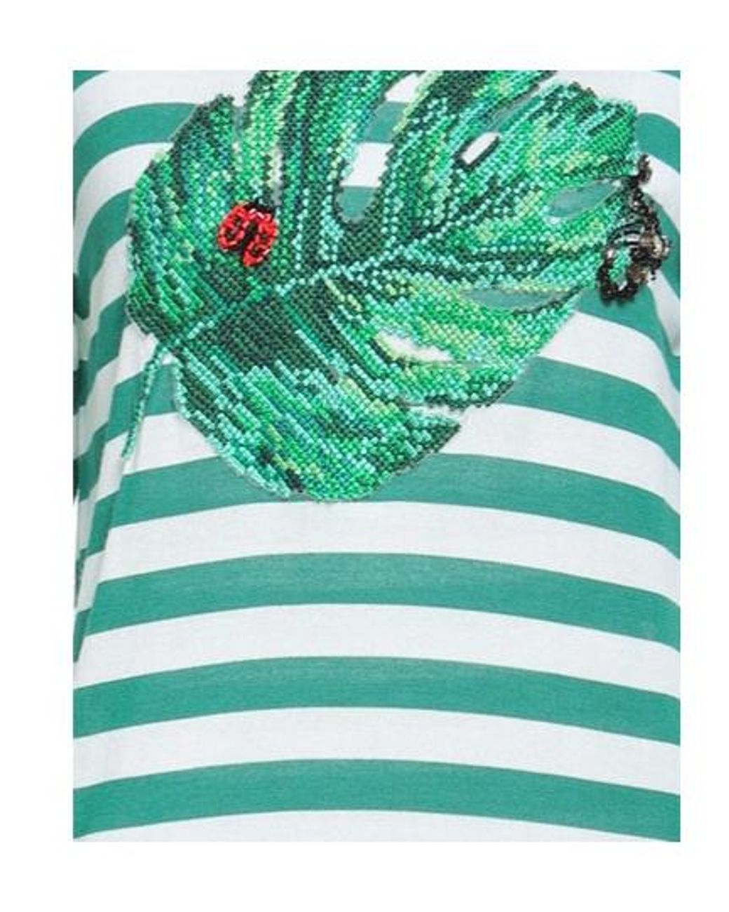 Dolce & Gabbana Green Knitted Short-Sleeved Top