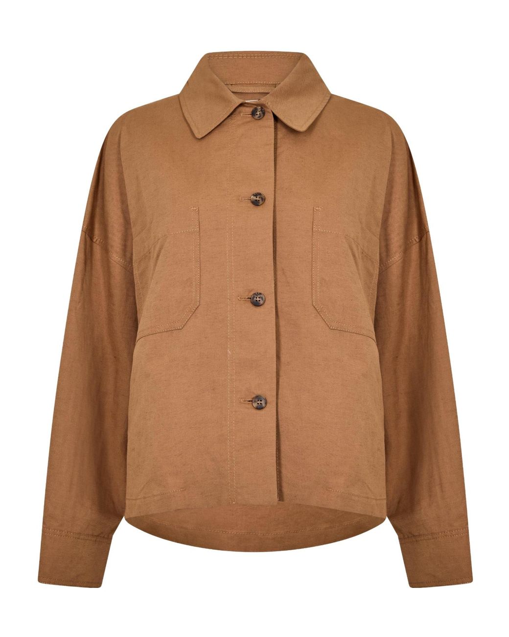 Weekend by Maxmara Brown Long Sleeve Shirt