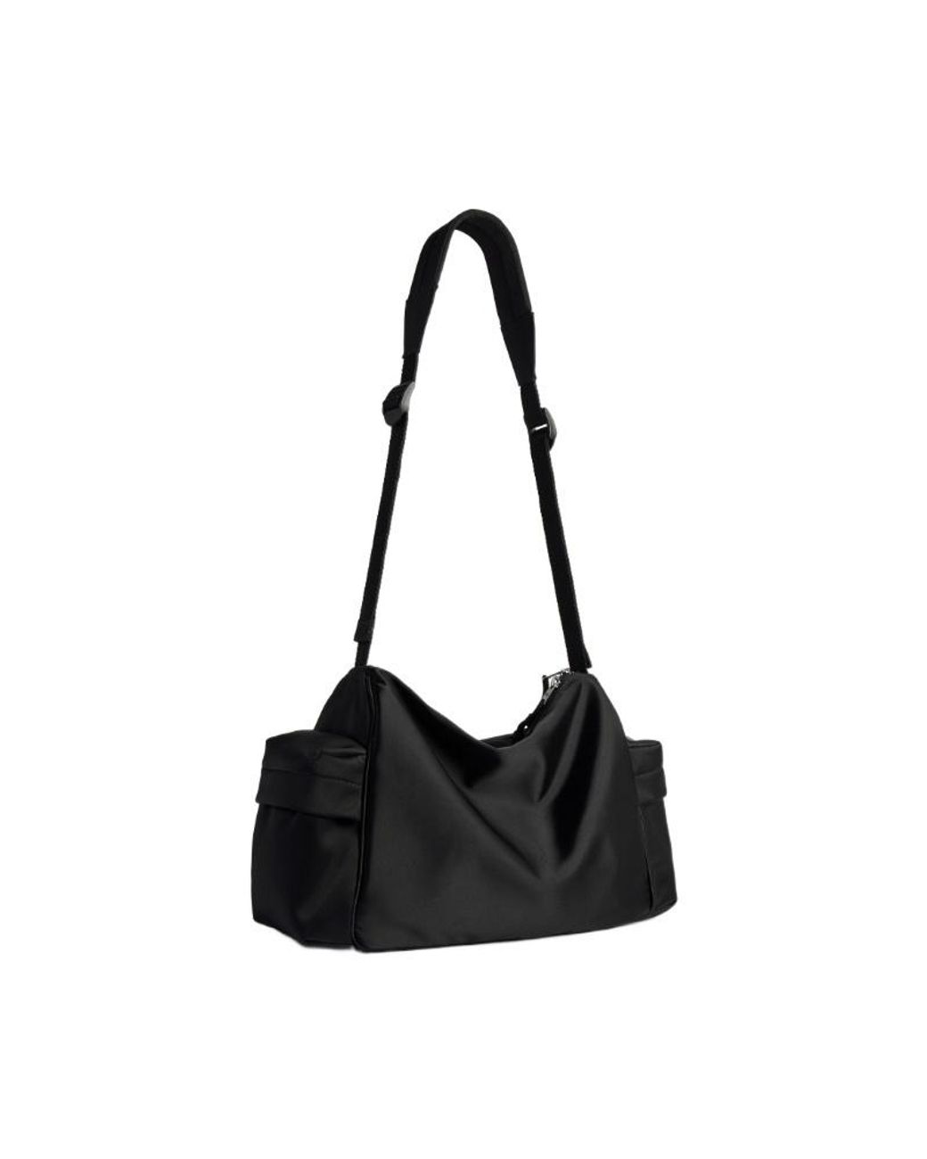 Balenciaga Black Explorer Medium Shoulder Bag for men