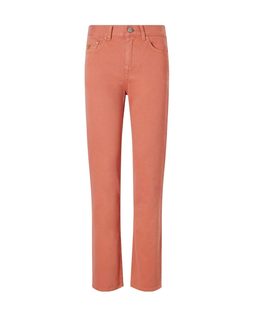 Blazé Milano Red Mid-Rise Wide-Leg Jeans