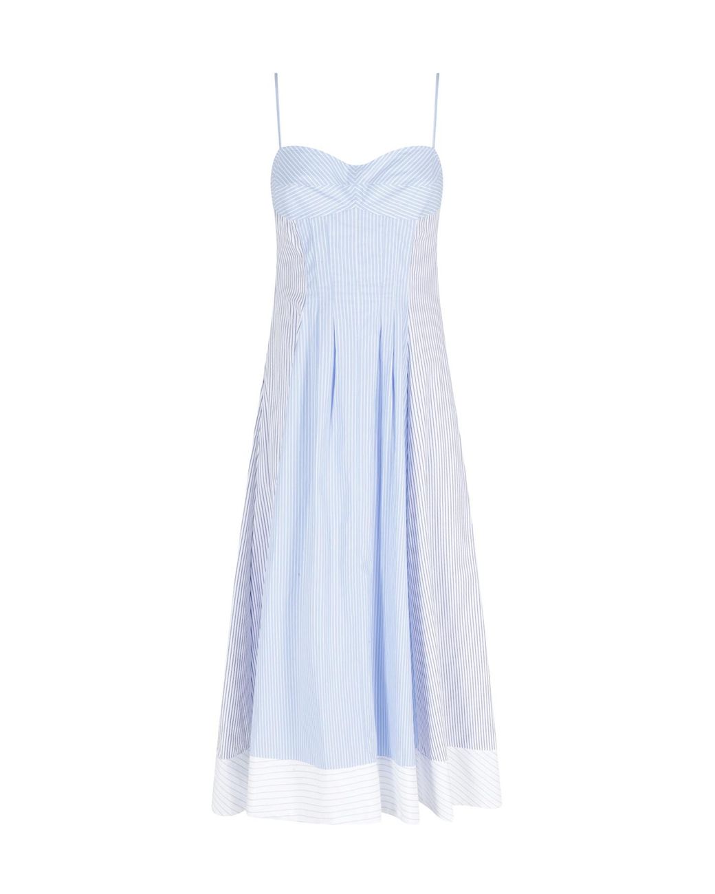 Jonathan Simkhai Blue Spaghetti-Strap Dress