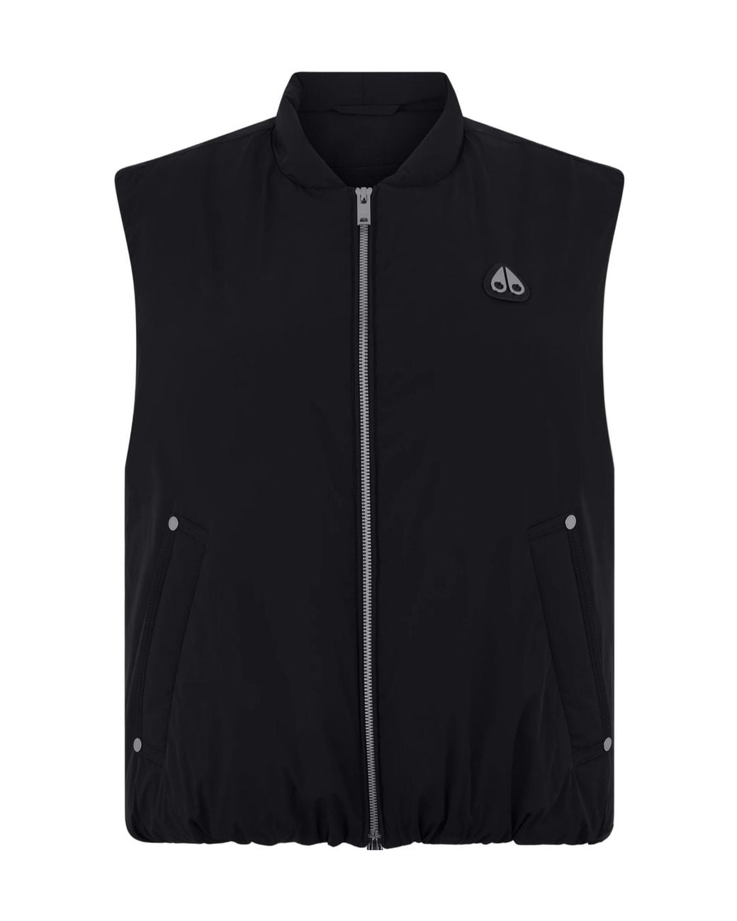 Moose Knuckles Black Hooded Down Gilet