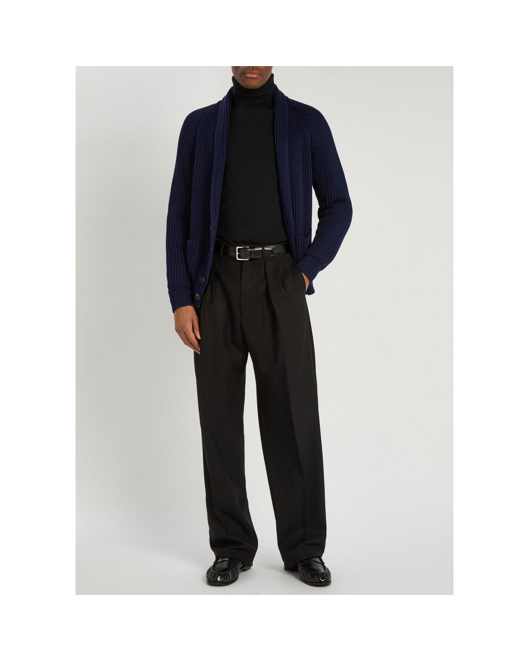 Tom Ford Black Wool High-Neck Sweater for men