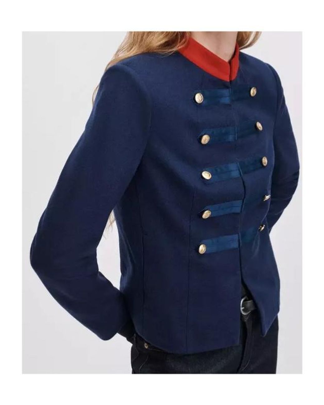 Rag & Bone Blue Long-Sleeve Casual Jacket